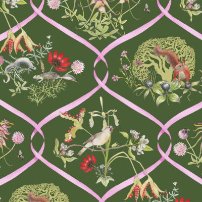 Mercia Ribbons Wallpaper