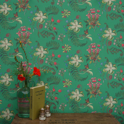 Carolina Posies Wallpaper