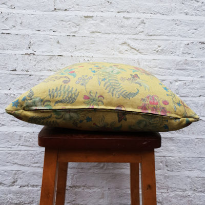 Carolina Posies Cushion in Cornbread