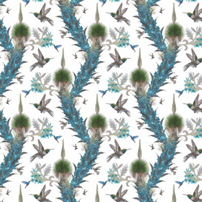 Madidi Hummingbirds Wallpaper Stock – Cream, Uncoated