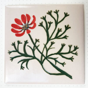 Pheasant's eye tile