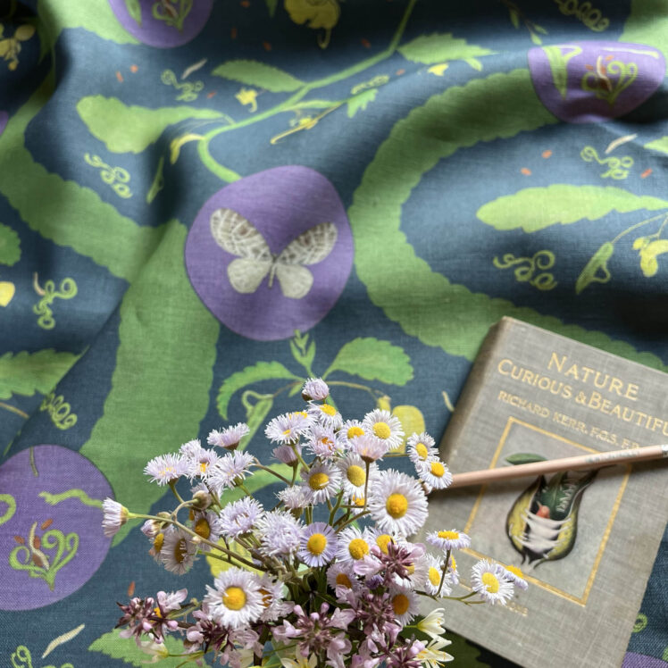 56 Heather Tarn linen book