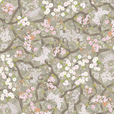 Sakura Clay multi silk