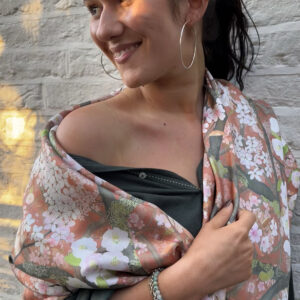 sakura kimono red side
